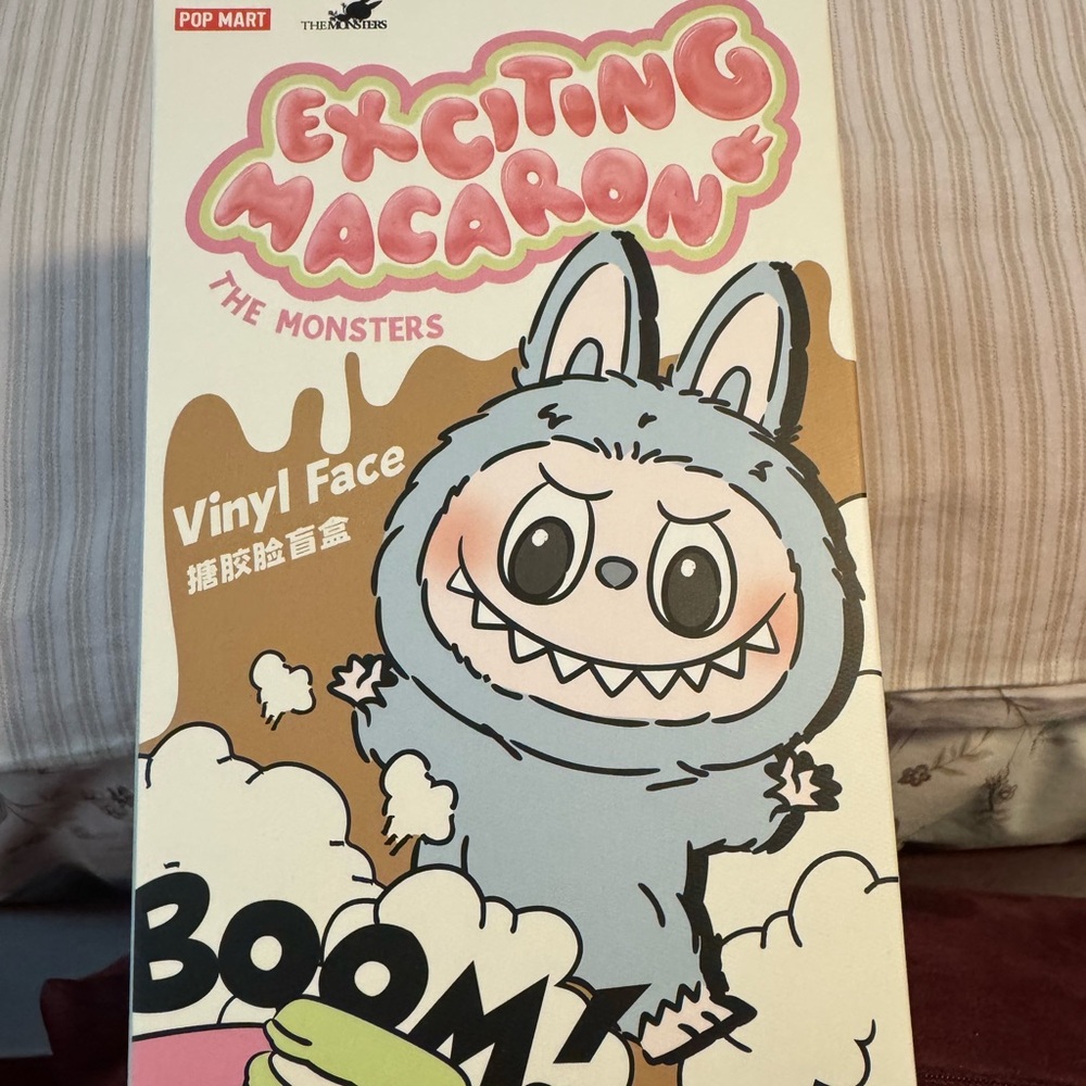 Labubu Exciting Macaron The Monsters Vinyl Face Box